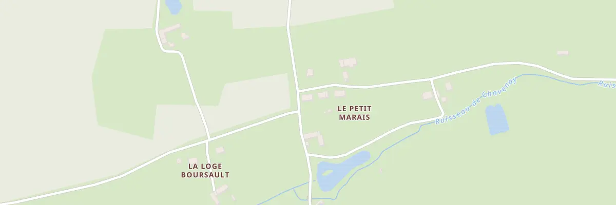 Plan du 2 Le Petit Marais à Vézières