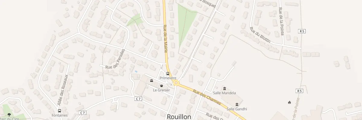 Plan du 3 Av du Bocage à Rouillon
