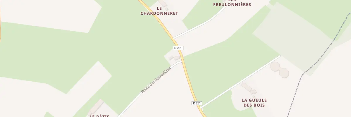 Plan du 2 Rte des Besnatieres à Parigné-le-Pôlin