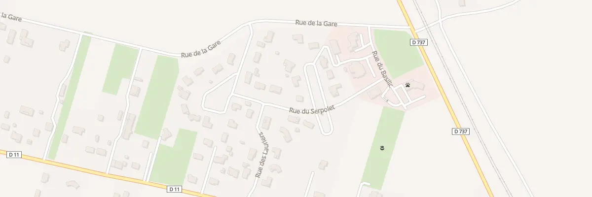 Plan du 11 Rue du Serpolet à La Boixe