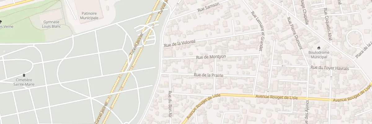 Plan du 12 Rue Montyon au Havre
