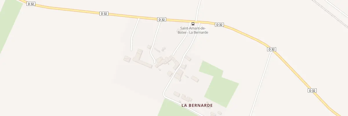 Plan du 5363 La Bernarde à Saint-Amant-de-Boixe