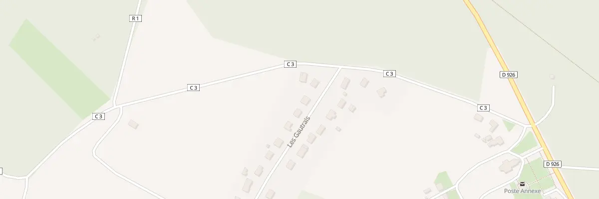 Plan du 6 Les Gautrais au Pin-au-Haras
