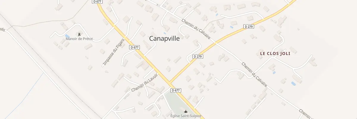 Plan du 5077 Le Bourg à Canapville
