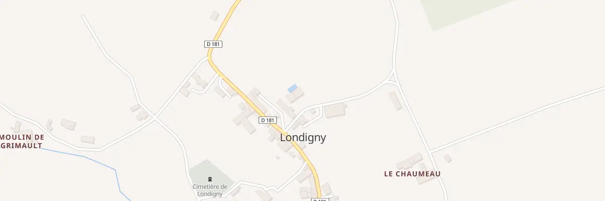 Plan du 1 Rte du Cormier à Londigny