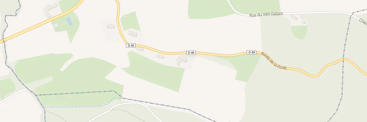 Plan du 8B Rte de la Forêt à Boulin
