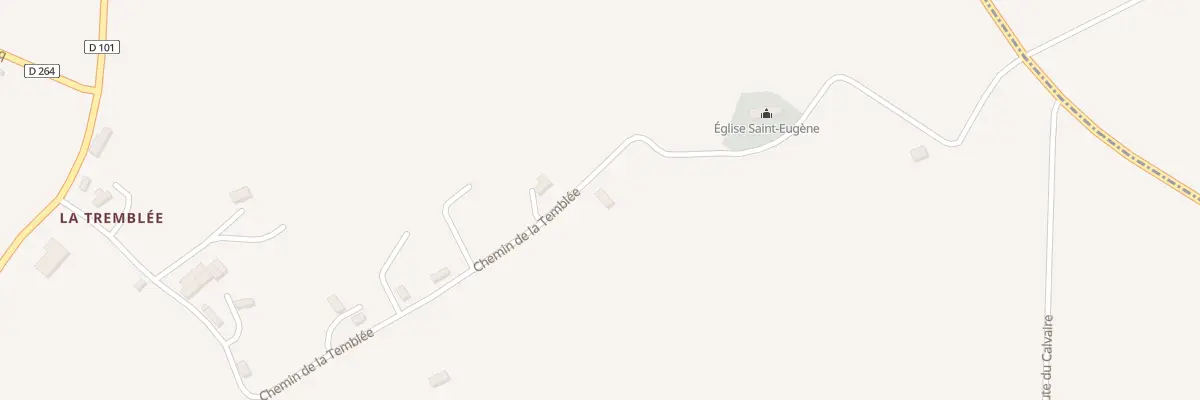 Plan du 5051 St Eugene à Formentin