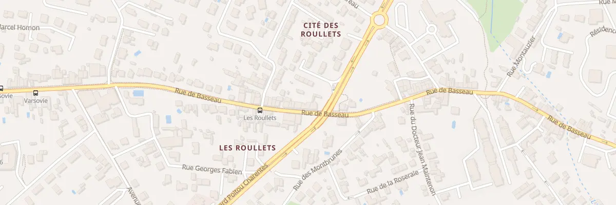 Plan du 128 Rue de Basseau à Angoulême