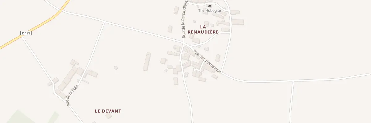 Plan du 9 Rue de la Renaudière à La Chèvrerie