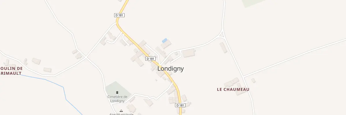 Plan du 2 Rte du Cormier à Londigny