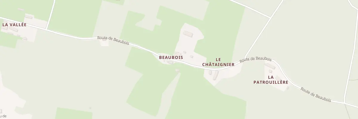 Plan du 5096 Beaubois à Parigné-le-Pôlin