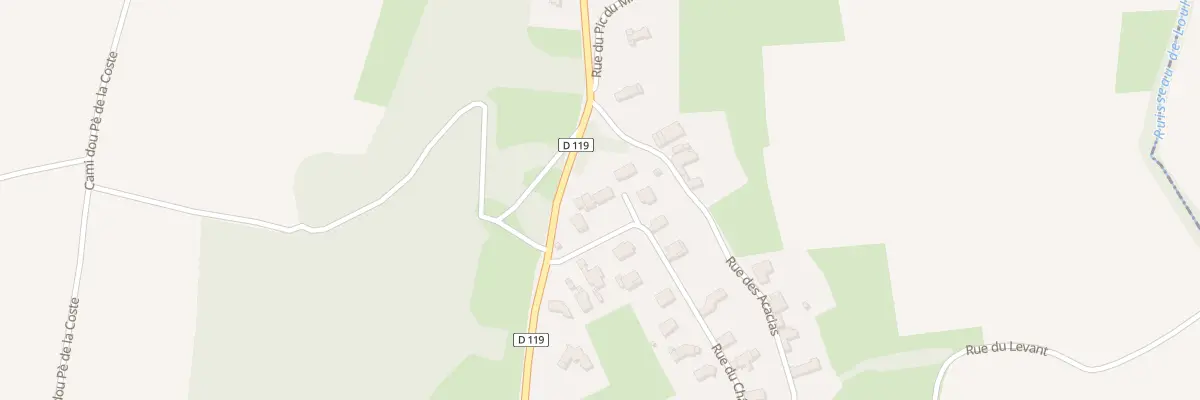 Plan du 22 Rue du Château à Dours