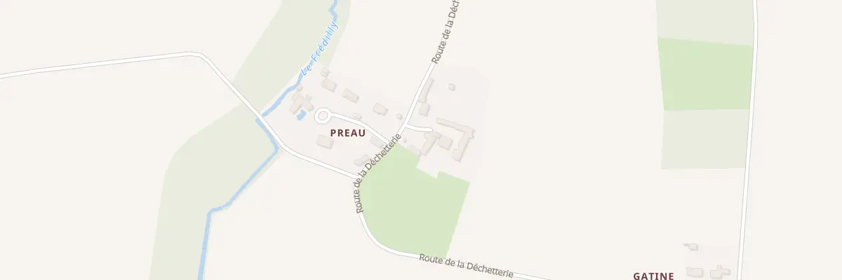 Plan du 5 Preau à Loudun