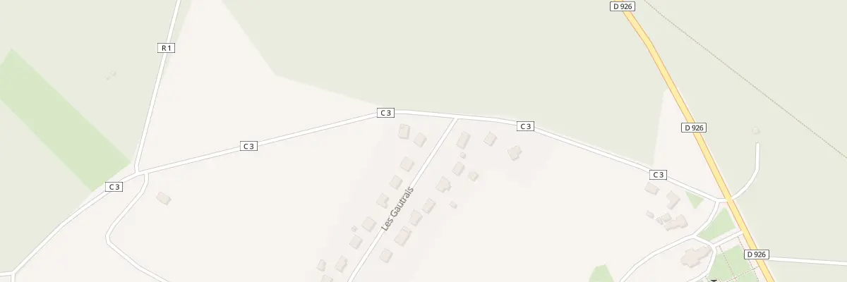Plan du 4 Les Gautrais au Pin-au-Haras