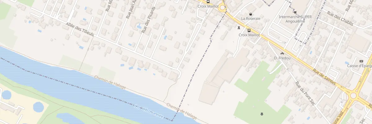 Plan du 6 All de la Croix Maillot à Saint-Yrieix-sur-Charente