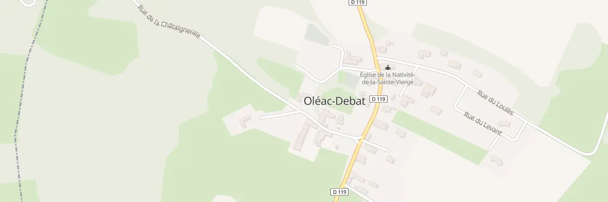 Plan du 4 Rue de la Chataigneraie à Oléac-Debat