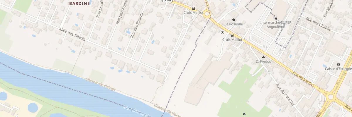Plan du 8 All de la Croix Maillot à Saint-Yrieix-sur-Charente