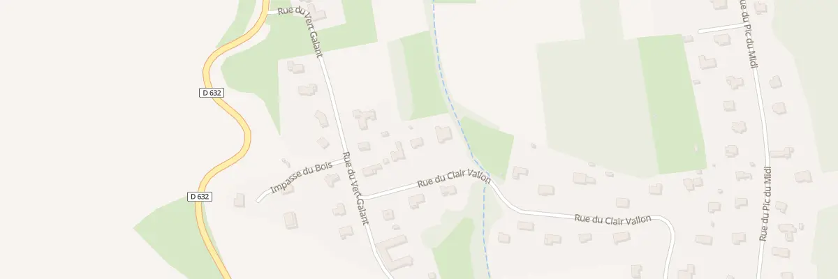 Plan du 3 Rue du Clair Vallon à Boulin