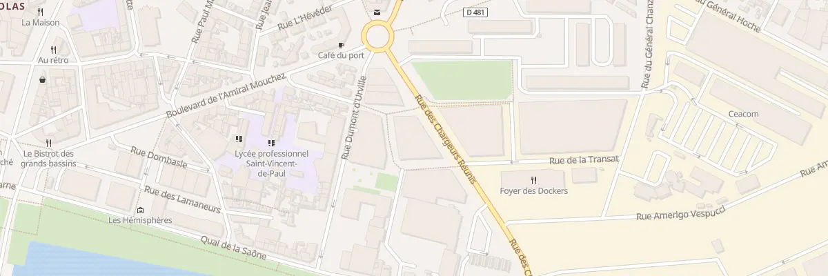 Plan du 69 Rue des Chargeurs Réunis au Havre