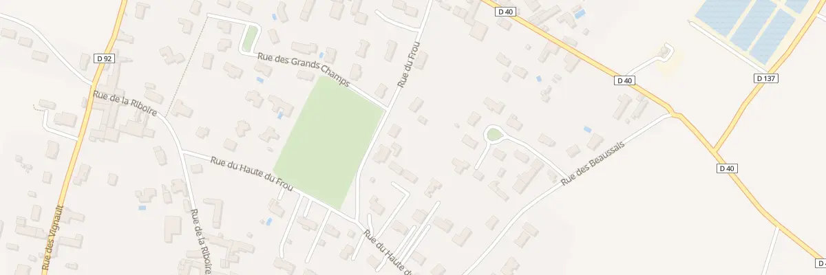 Plan du 7 Rue du Frou à Frozes
