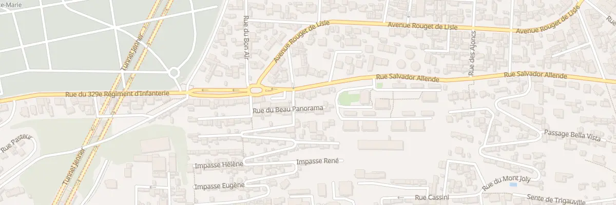Plan du 112 Rue Salvador Allende au Havre