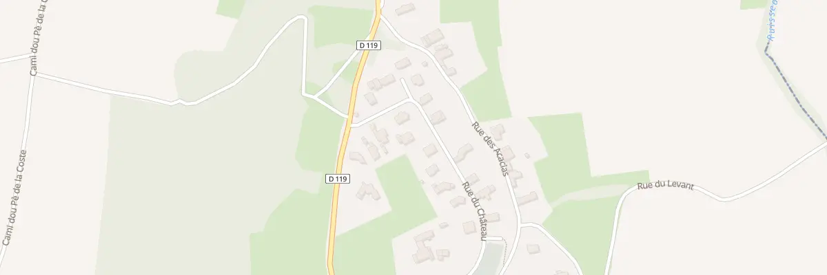 Plan du 13 Rue du Château à Dours