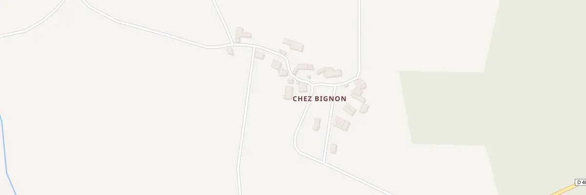 Plan du 5 Chez Bignon à Chadurie