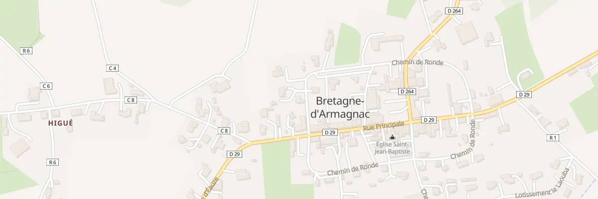 Plan du 70 Che de Ronde à Bretagne-d’Armagnac