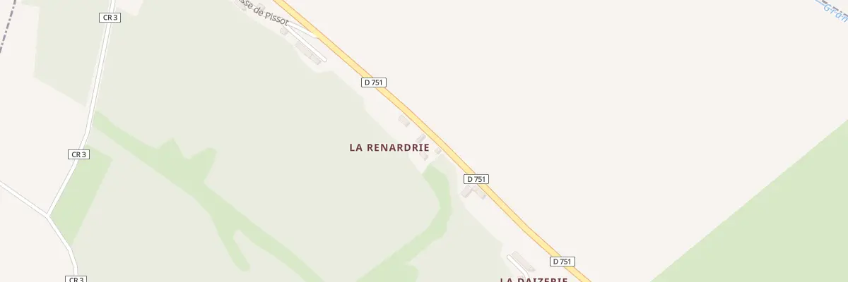Plan du 9 La Renardrie à Thizay