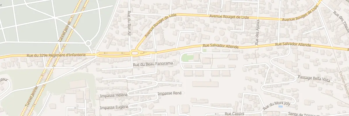 Plan du 116 Rue Salvador Allende au Havre