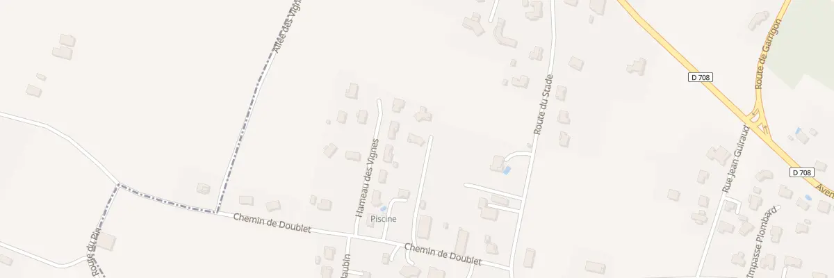 Plan du 16 Che de Doublet à Beaupuy