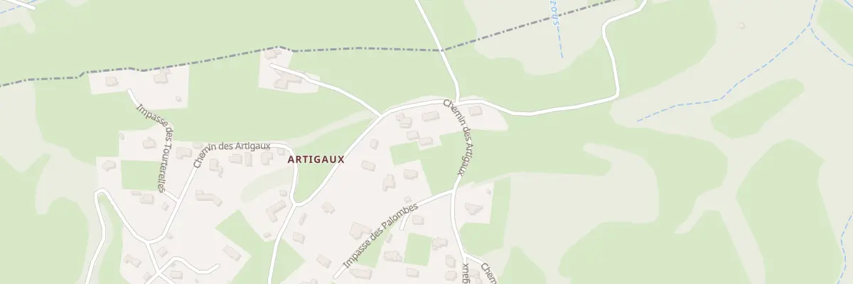 Plan du 30 Che des Artigaux à Ordizan