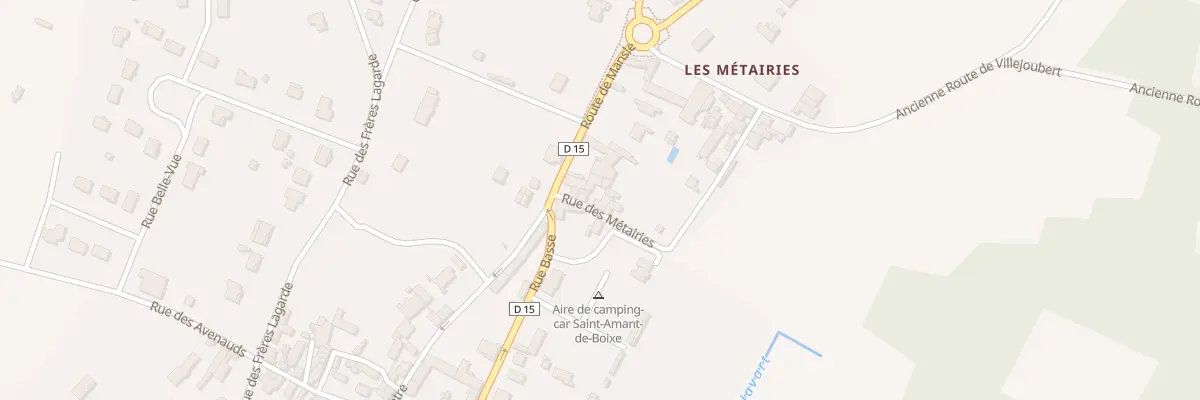 Plan du 5 Rue des Métairies à Saint-Amant-de-Boixe