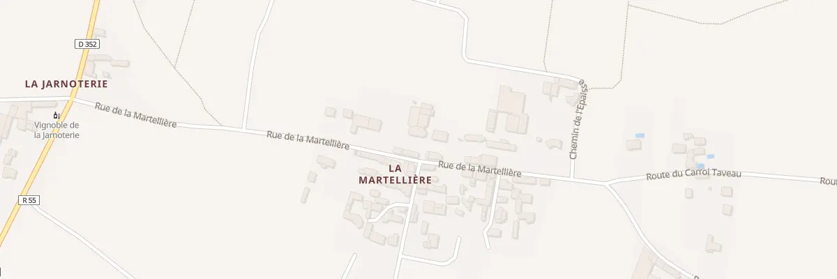 Plan du 1776 Rue de la Martellière à Saint-Nicolas-de-Bourgueil