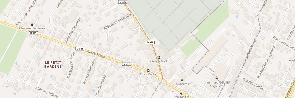 Plan du 9 Rue de Saint Jean d’Angély à Saint-Yrieix-sur-Charente