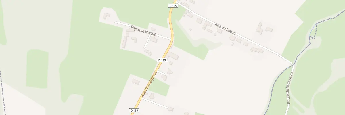 Plan du 30 Rue de la Bigorre à Oléac-Debat