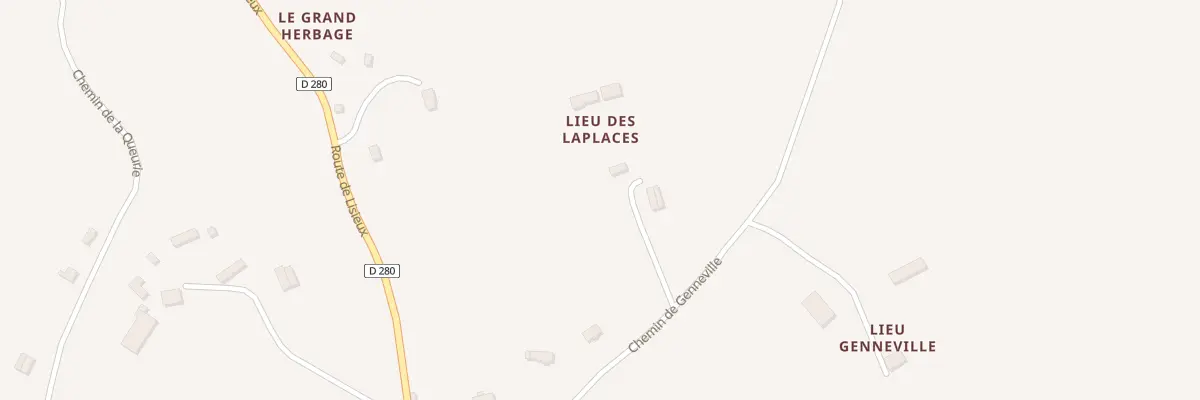 Plan du 5073 Lieu des Laplaces à Clarbec