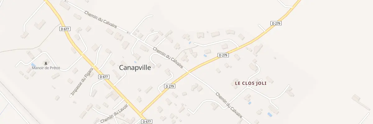 Plan du 21B Le Calvaire à Canapville