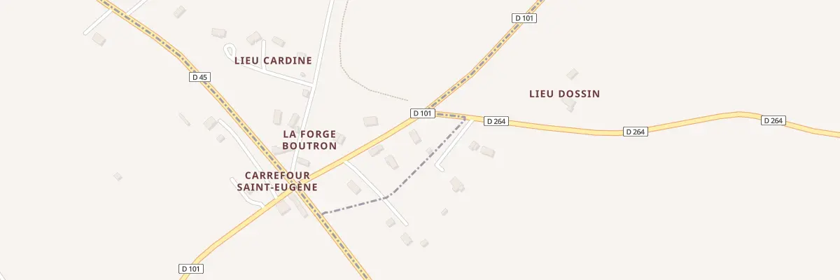 Plan du 5121 La Forge Boutron à Clarbec
