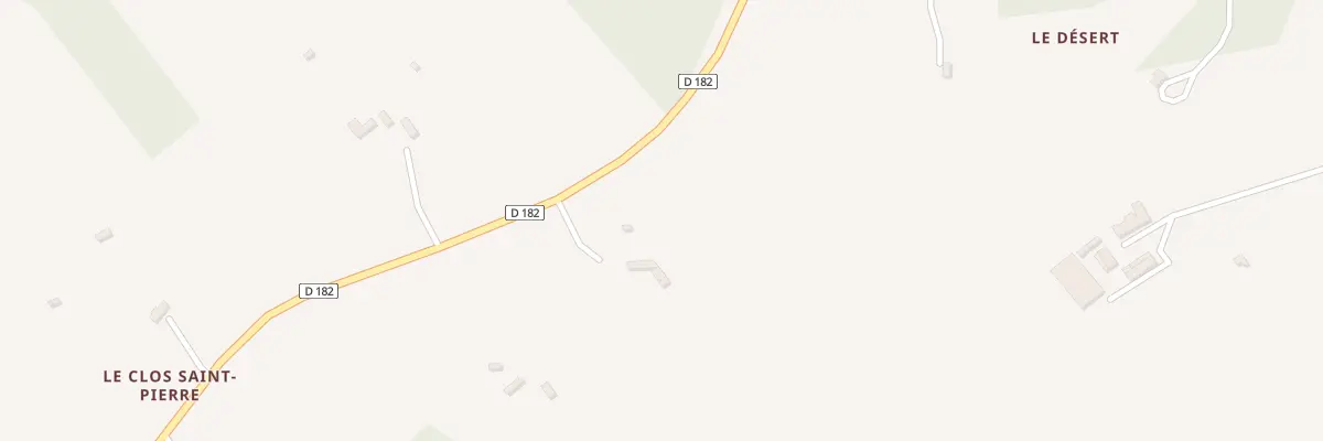 Plan du 1151 Rte de Lessard Rd 182 à Lessard-et-le-Chêne