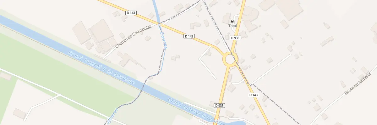 Plan du 9000 Pont des Sables à Fourques-sur-Garonne