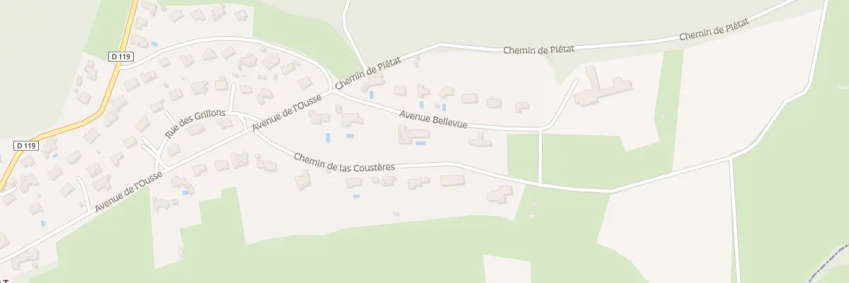 Plan du 6 Av Bellevue à Barbazan-Debat