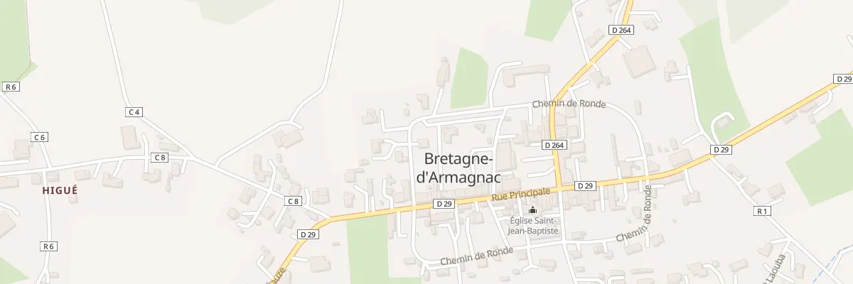 Plan du 73 Che de Ronde à Bretagne-d’Armagnac