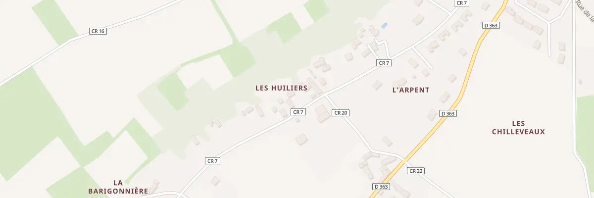 Plan du 40 Val de Verrière à Thizay