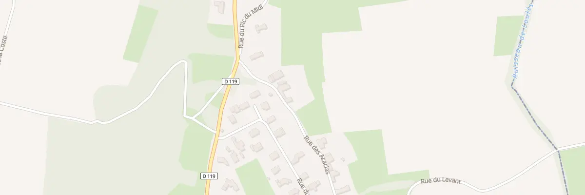 Plan du 18 Rue des Acacias à Dours