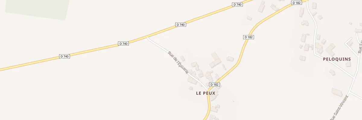Plan du 128 Rue de l’Épicerie à La Faye