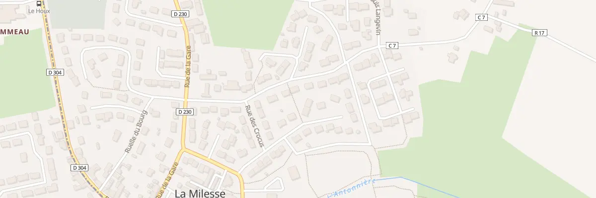 Plan du 18 Rue de Saint-Ouen à La Milesse