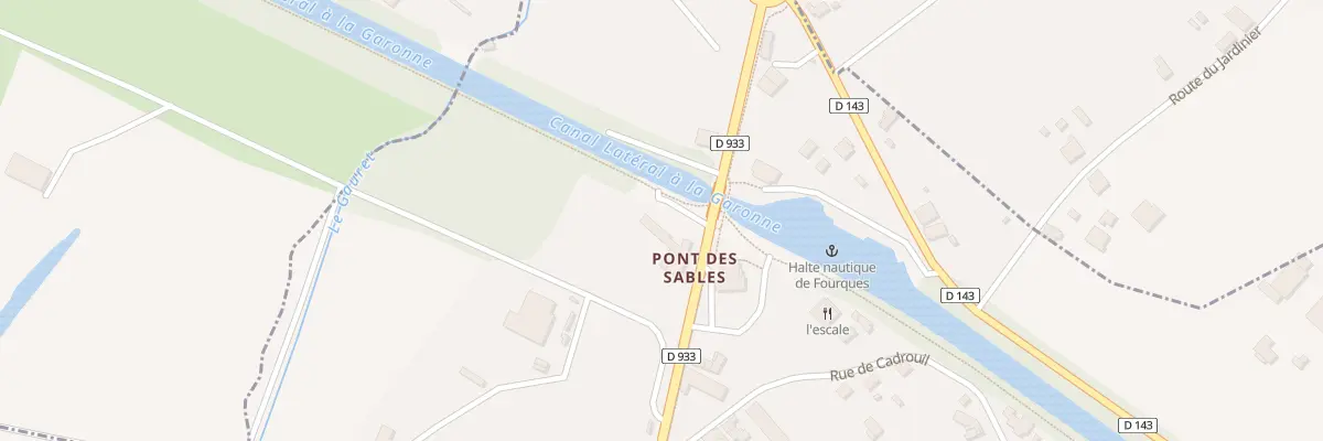Plan du 194 All de Pont des Sables à Fourques-sur-Garonne
