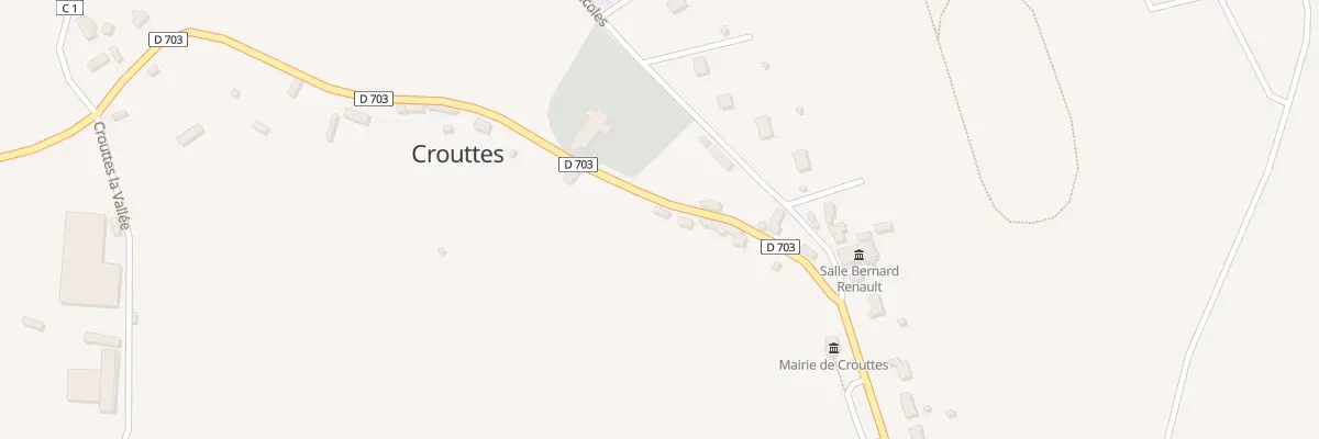 Plan du 7 Rue de la Cavée à Crouttes
