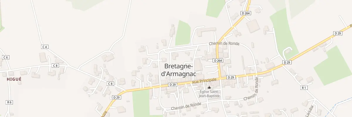 Plan du 71 Che de Ronde à Bretagne-d’Armagnac